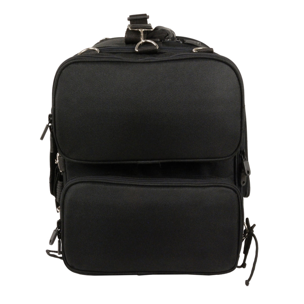 Milwaukee Performance SH681 Black Medium Textile Ultra Touring Sissy Bar Bag