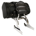 Milwaukee Performance SH683 Black Large Textile Duffel Style Sissy Bar Bag with Carry Strap