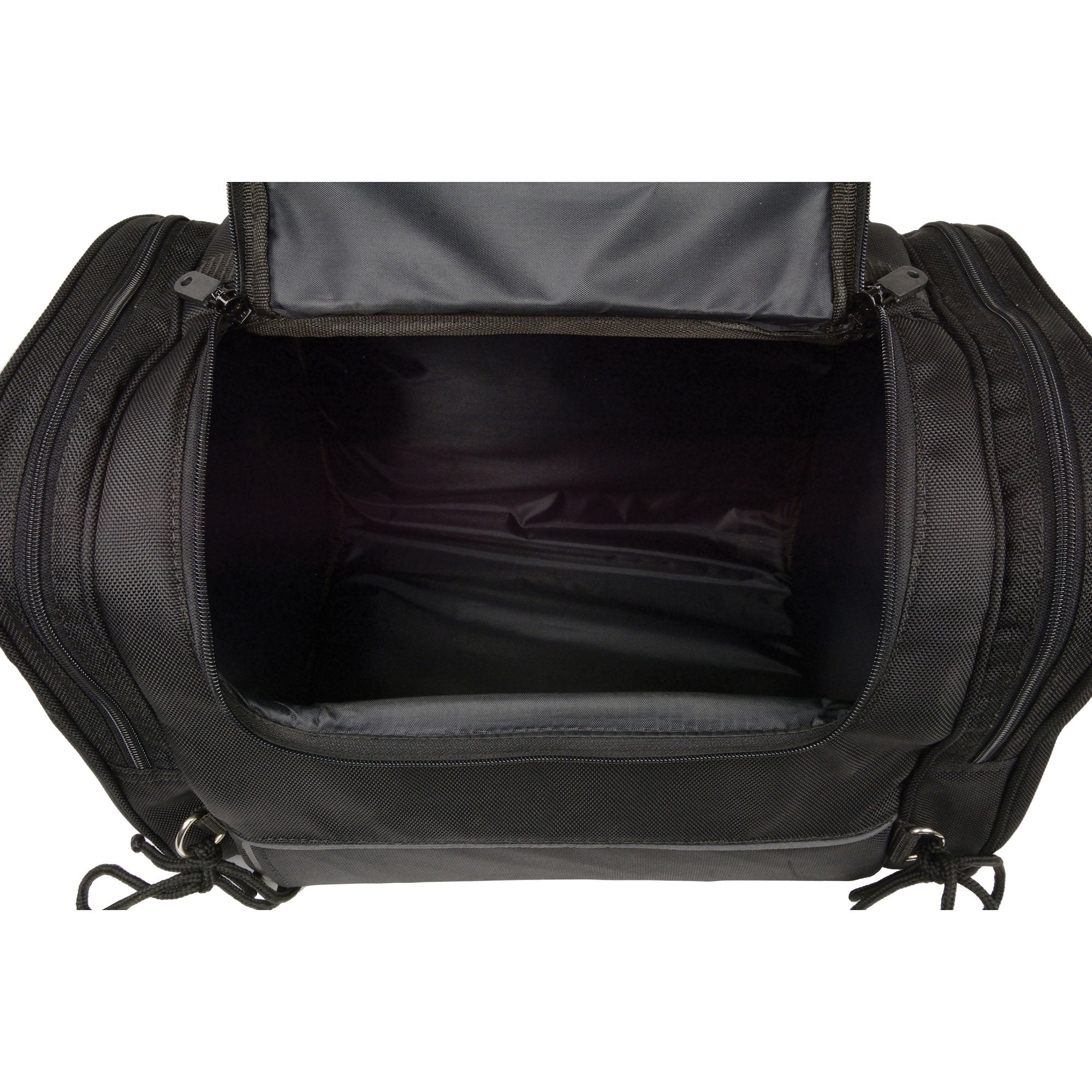 Milwaukee Performance SH684 Black Medium Textile Sissy Bar Bag with Reflective Piping