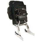 Milwaukee Performance SH688 Large Retractable Nylon Sissy Bar Bag with Luggage Handle (12X17X9)