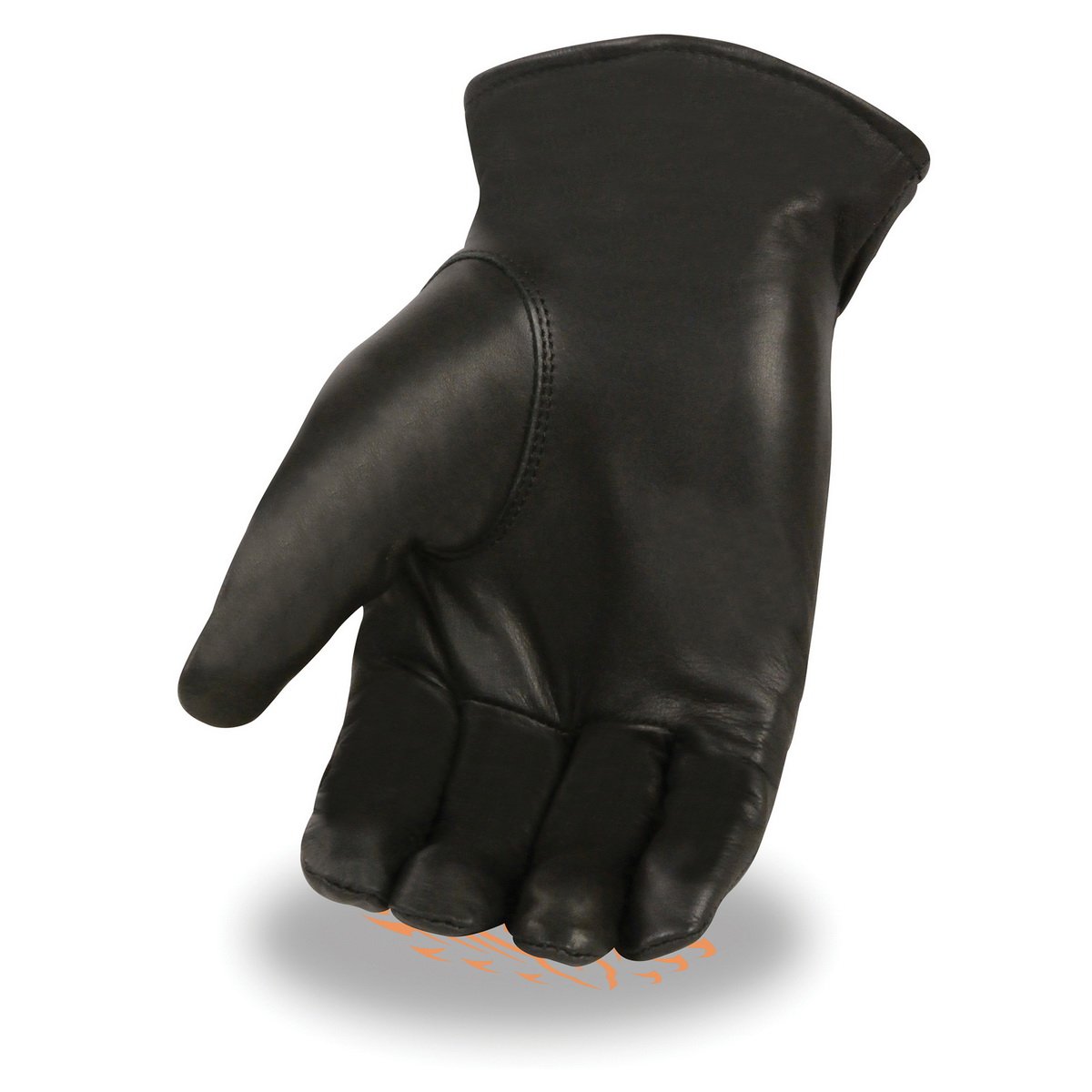 Milwaukee Leather SH734 Men's Black Thermal Lined Leather Motorcycle Hand Gloves W/ Sinch Wrist Closure