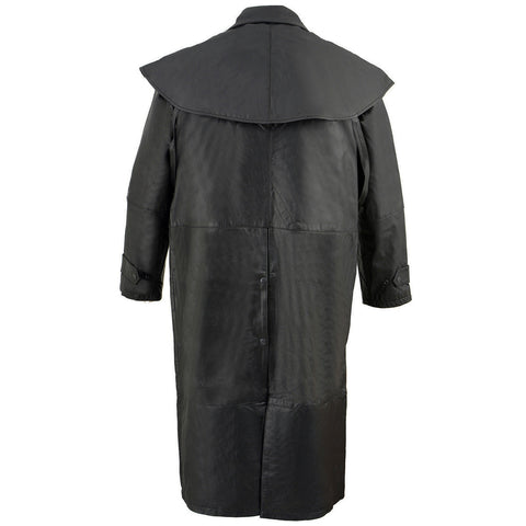 Milwaukee Leather SH910 Men’s Western Inspired Genuine Leather Cowhide Duster with Removable Liner