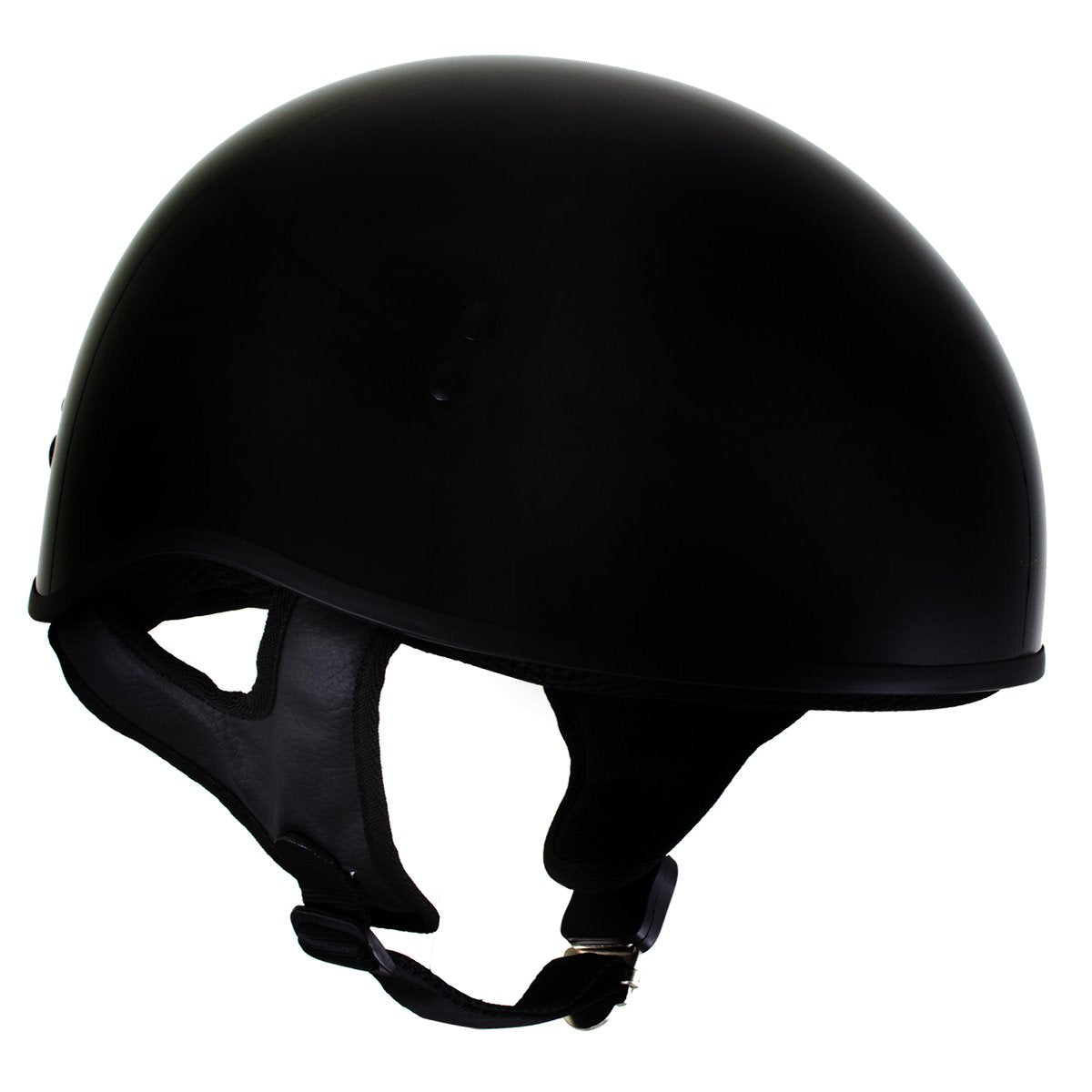 Hot Leathers T68 'The O.G.' Flat Black DOT Helmet with Milwaukee Leather MP7922FMSET Heated Balaclava Bundle