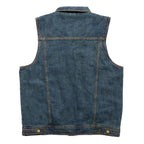 Hot Leathers VSM6001 Men's Motorcycle style Blue Denim Biker Vest