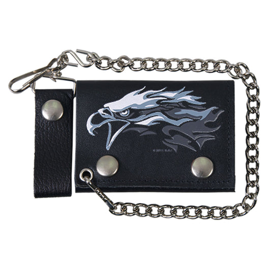 Hot Leathers Tribal Eagle Tri-fold Wallet