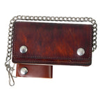Hot Leathers 6" Bifold Wallet in Antique Brown